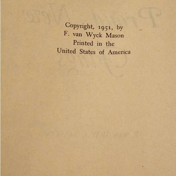 Proud New Flags by F. Van Wyck Mason, Historical Romance Civil War, 1st Ed 1951 - Picture 13 of 15